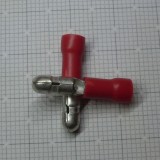 Konektor kulatý, kolík, d:4mm, 0,5÷1,5mm2
