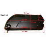 Li-ion Shark XL 48V/17,5Ah akumulátor do elektrokola, USB
